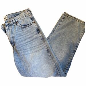 Wrangler Men’s Loose Straight Fit Blue Jeans